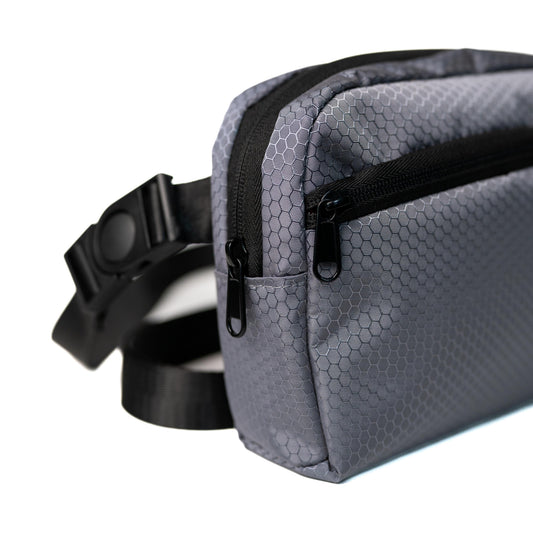 شنطة وسط لايت - رمادي عش نحل